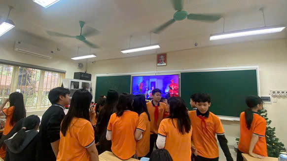 Noel ấm áp và ý nghĩa của tập thể lớp 7A2