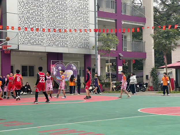 Lớp 7A3 – Nơi hội tụ những cầu thủ bóng rổ nhiệt tình