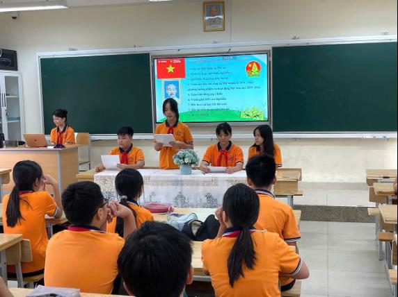 ĐẠI HỘI CHI ĐỘI CỦA LỚP 7A5 – THCS NGUYỄN TRÃI