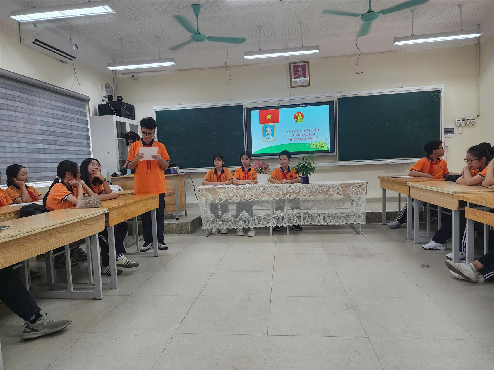 Đại hội chi đội 8a3 – nhiệt huyết, đoàn kết, sẵn sàng!