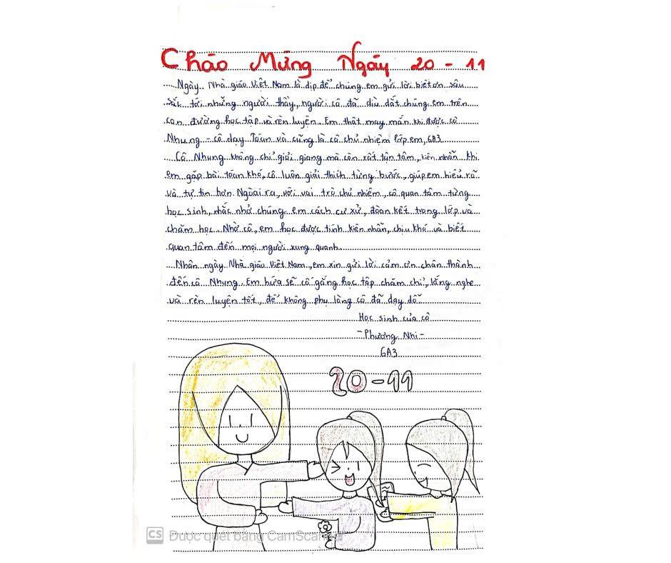 Bài dự thi Cuộc thi "Em là phóng viên nhí triển vọng" - Học sinh Nguyễn Phương Nhi lớp 6A3