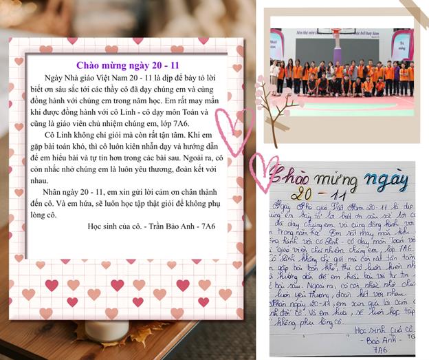 Bài dự thi Cuộc thi "Em là phóng viên nhí triển vọng" - Học sinh Trần Bảo Anh lớp 7A6