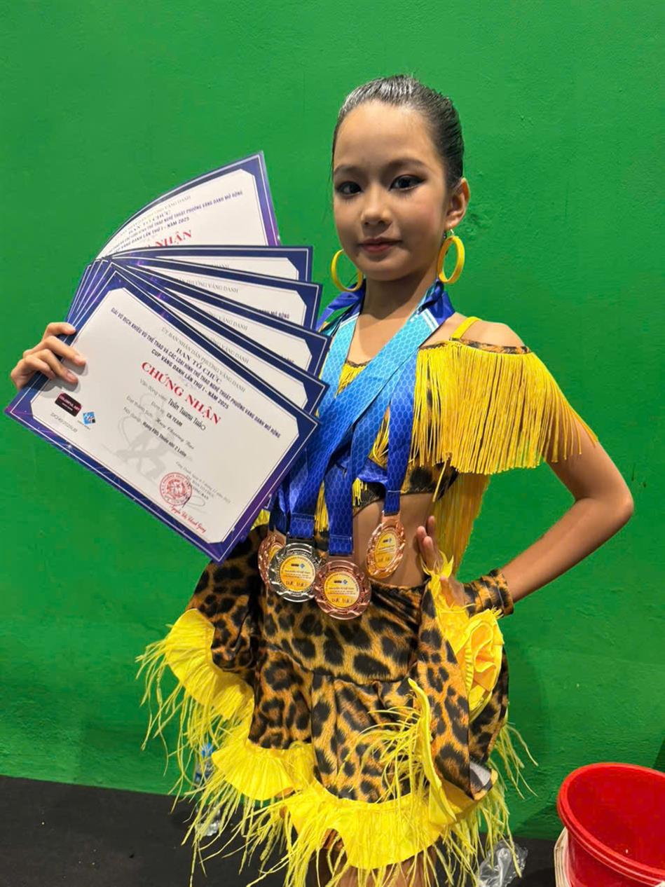 Gương mặt tài năng của lớp 6A2 – bạn Trần Thanh Thảo