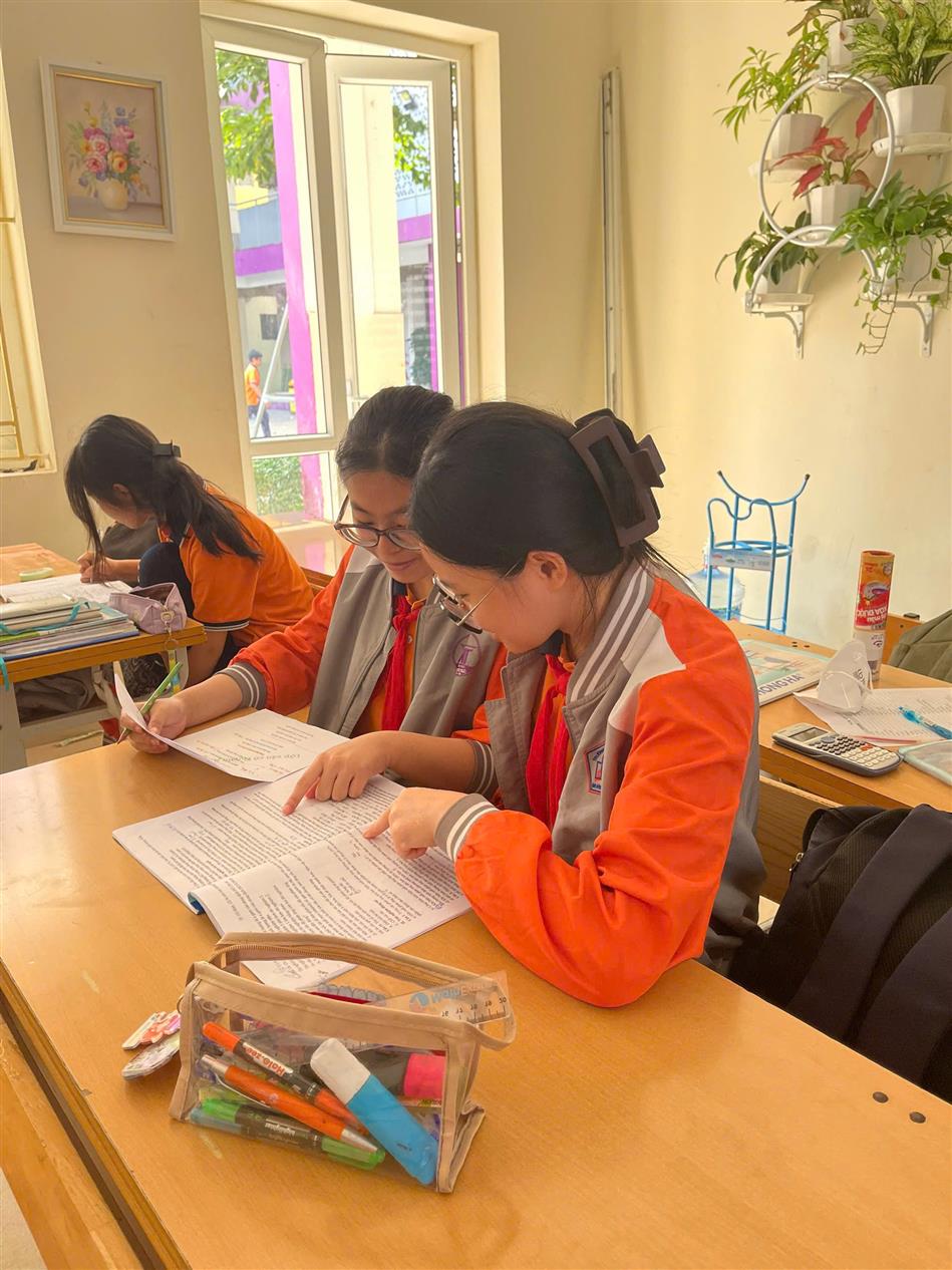 Giờ chơi cũng hóa giờ học – 8a3 chúng em quyết tâm chinh phục kì thi cuối kì I!