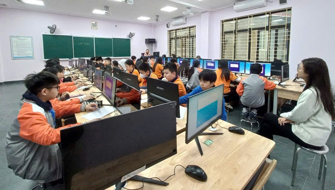 Học sinh trường THCS Nguyễn Trãi tự tin chinh phục vòng Sơ khảo cấp Trường sân chơi “Đấu trường Toán học và Tiếng Anh” quận Ba Đình