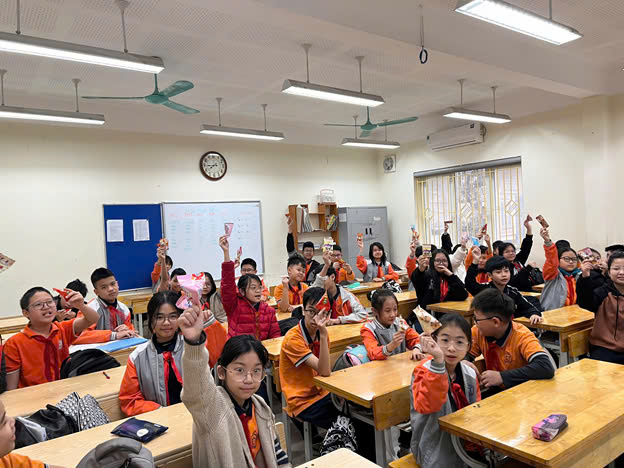 Lớp 6A1 chúng em sau 9 ngày nghỉ Tết