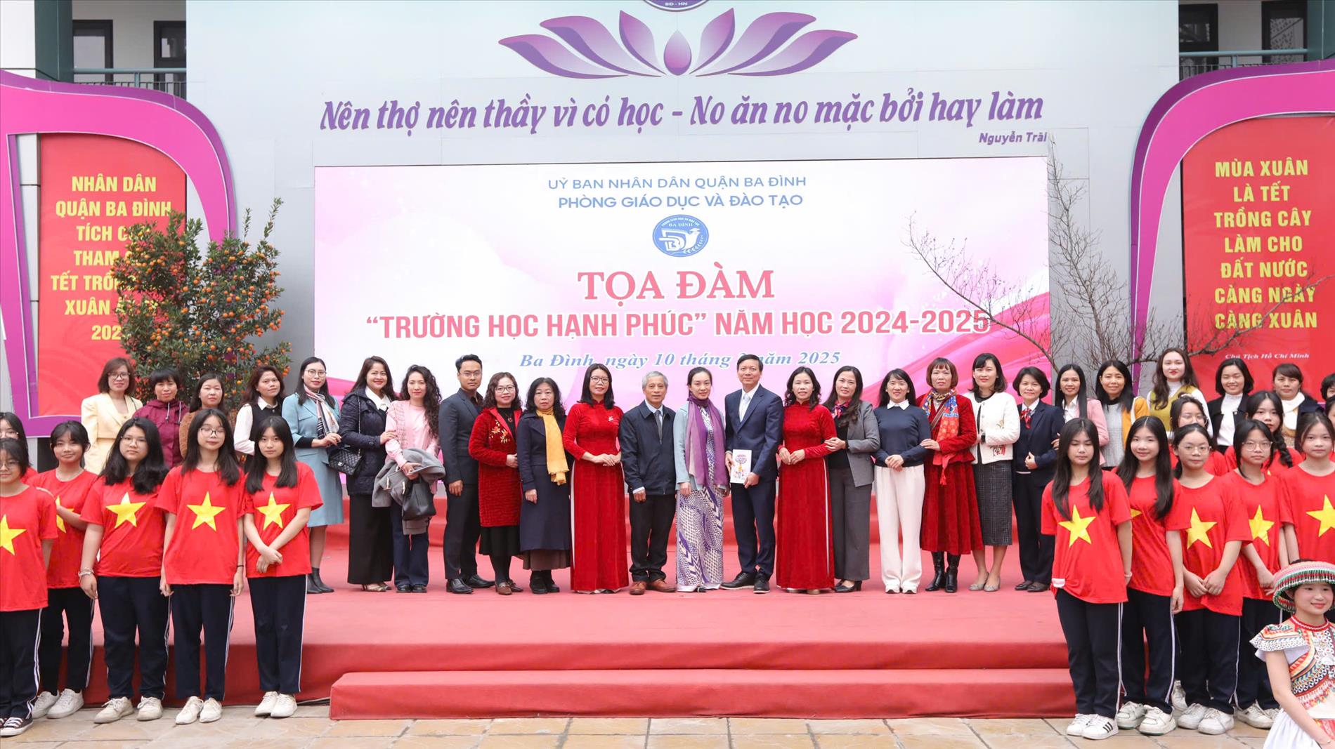 Lan tỏa niềm vui: Thầy trò trường THCS Nguyễn Trãi hân hoan trong tọa đàm "Trường học hạnh phúc”