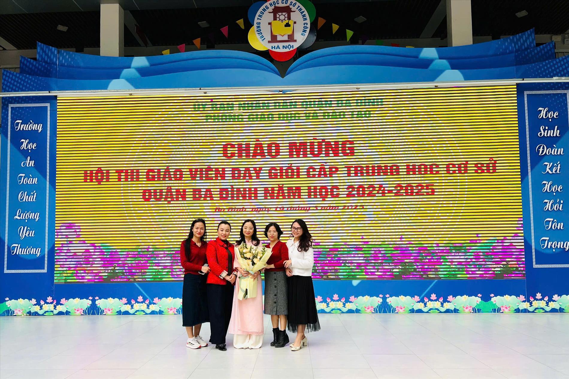 Cô giáo Lương Thị Den – Sáng tạo và tỏa sáng tại hội thi giáo viên dạy giỏi quận Ba Đình