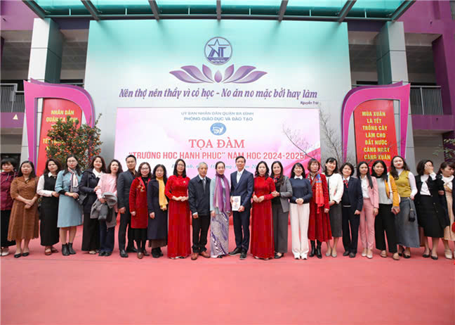 Hân hoan trong buổi tọa đàm Trường học hạnh phúc