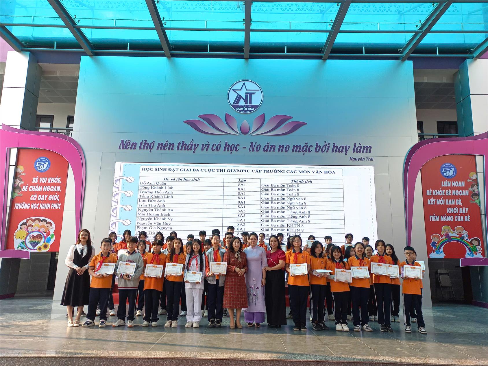 Tưng bừng Ngày hội “Thiếu nhi vui khỏe – Tiến bước lên Đoàn” của trường THCS Nguyễn Trãi