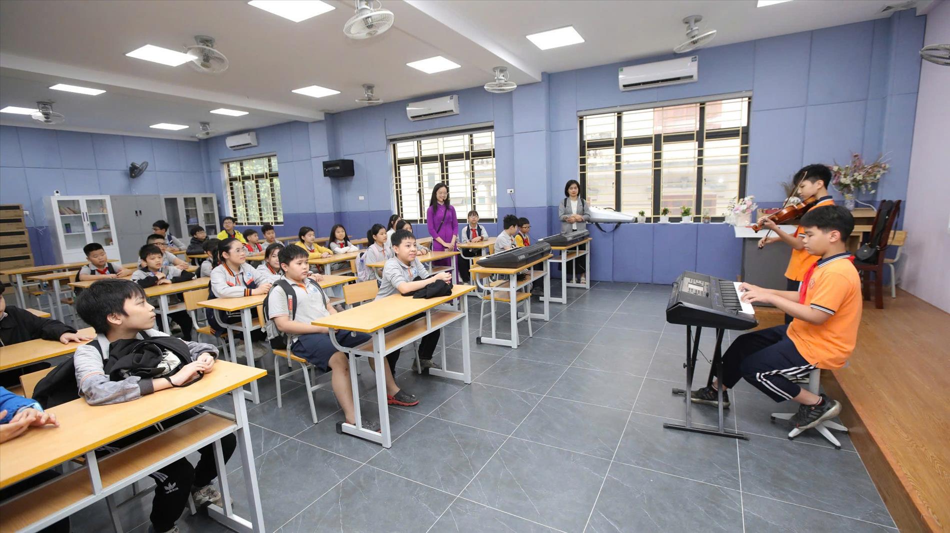 Chương trình trải nghiệm "Làm quen với bậc học THCS" cho học sinh lớp 5