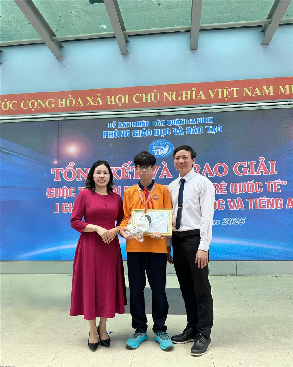 Học sinh Trần Bảo Nguyên – Niềm tự hào của lớp 8A1 trường THCS Nguyễn Trãi (Ba Đình)