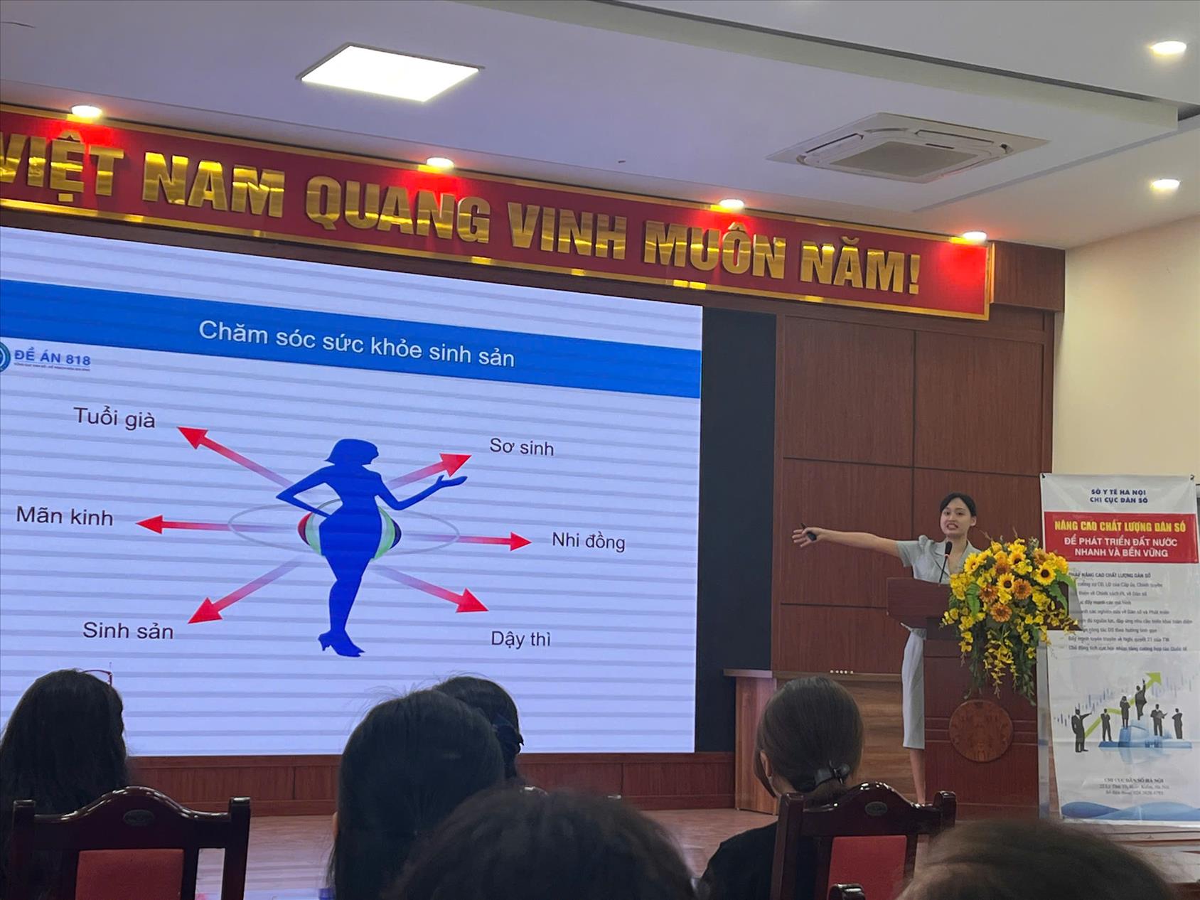 Giáo viên Trường THCS Nguyễn Trãi tham dự Hội nghị truyền thông chăm sóc sức khỏe sinh sản, kế hoạch hóa gia đình và nâng cao chất lượng dân số năm 2025