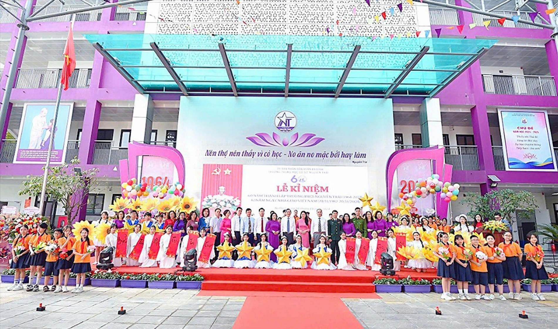 Trường THCS Nguyễn Trãi (Ba Đình) thông báo tuyển sinh lớp 6 năm học 2025–2026