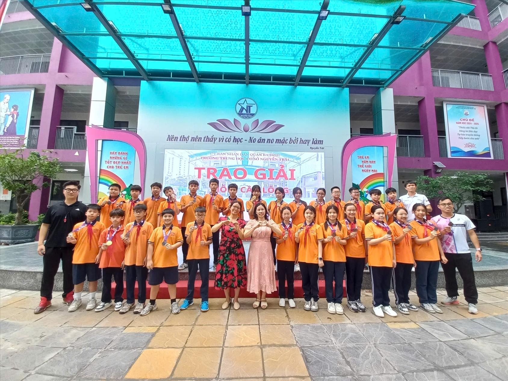 THCS Nguyễn Trãi bùng nổ cùng Giải đấu Cầu lông Khối 6 và Khối 7