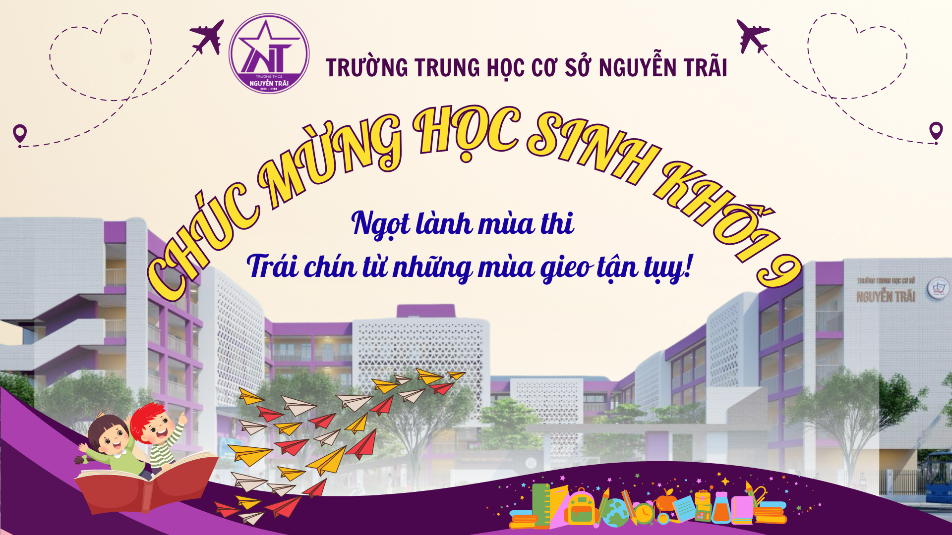 Ngọt lành mùa thi – Trái chín từ ngôi trường tím!