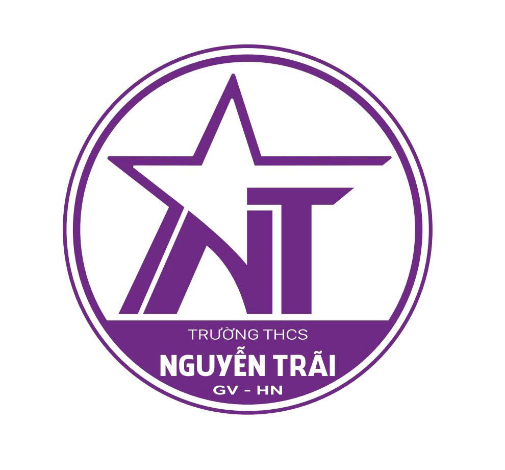 Logo mới của trường THCS Nguyễn Trãi, phường Giảng Võ - thành phố Hà Nội