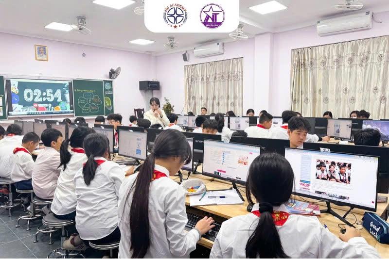 Đổi mới dạy học Tin học tại THCS Nguyễn Trãi: Từ tiết học thực tế đến hành trình nâng cao năng lực số cho học sinh