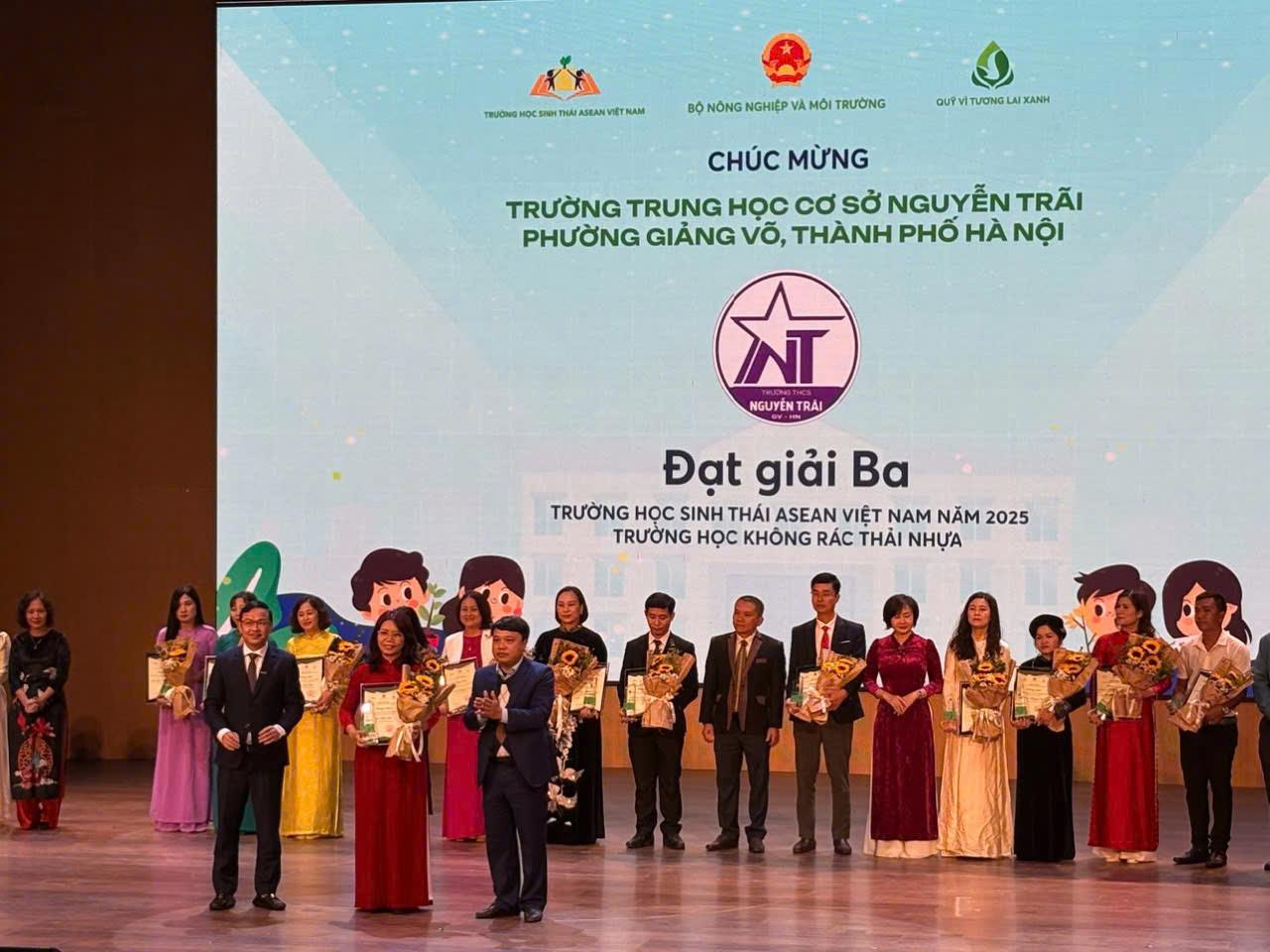 Dấu ấn xanh tại Giải thưởng Trường học sinh thái ASEAN
