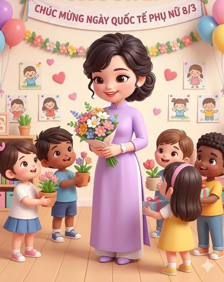 9A4 – Gửi yêu thương tới các bạn nữ nhân ngày 8/3