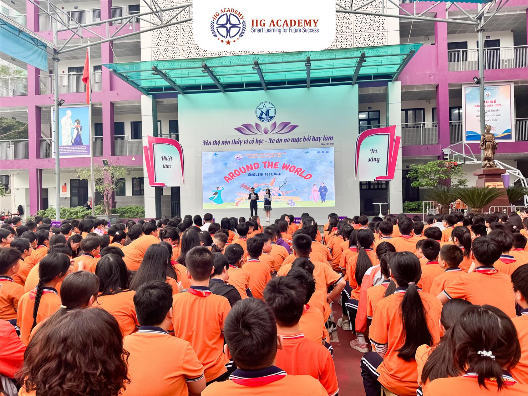 Học viện IIG mang không gian khám phá văn hóa đến Language Festival – THCS Nguyễn Trãi